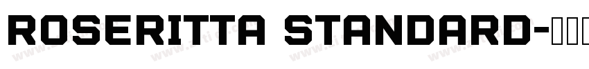 Roseritta Standard字体转换